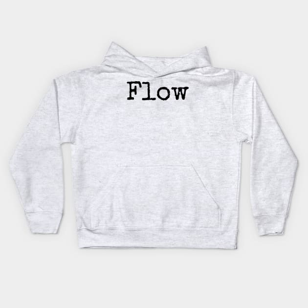 Go with the Flow Kids Hoodie by ActionFocus